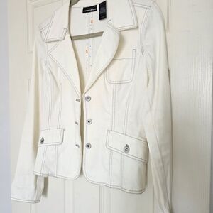 DKNY Jeans Tailored Light Denim Jacket